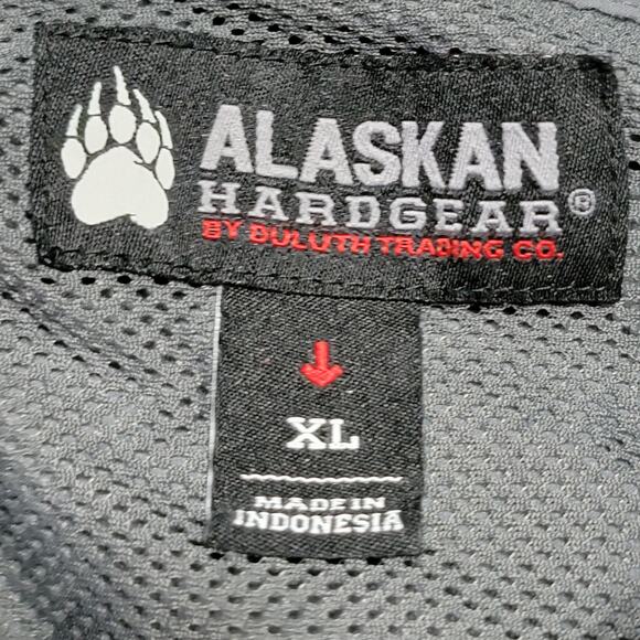 Alaskan Hardgear by Duluth Trading Co Dark Grey Full Button Shirt - Size XL - Picture 5 of 6
